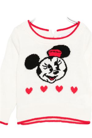 maglione in cotone bianco MONNALISA KIDS | 39F61560910143